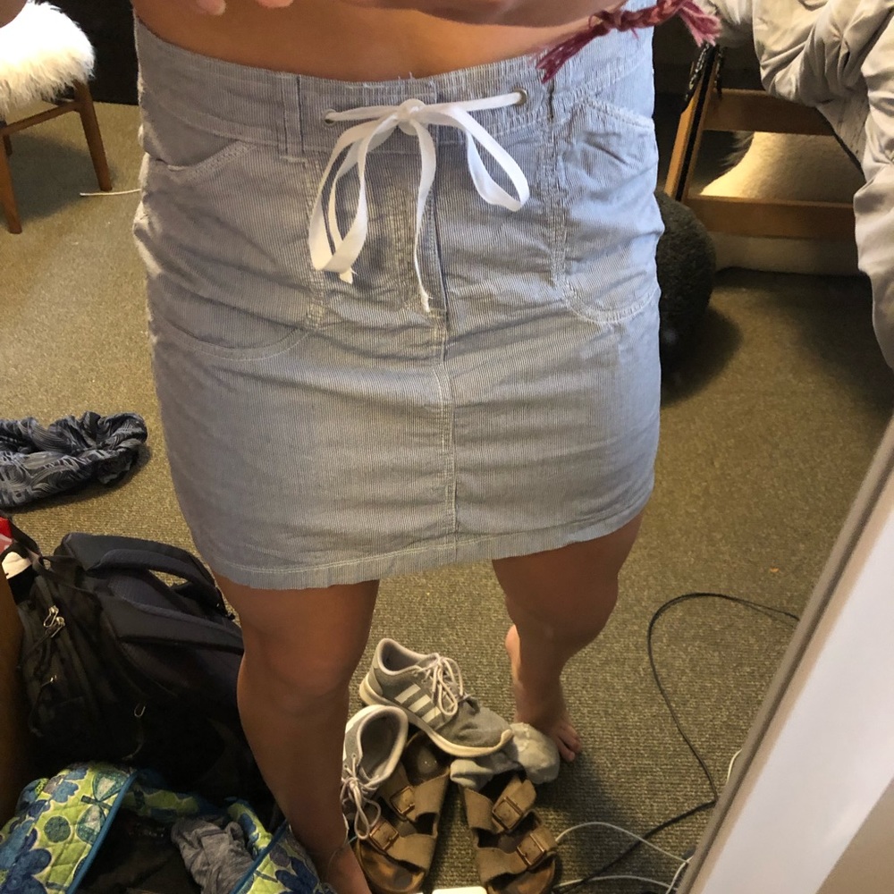 Pin-striped Skort